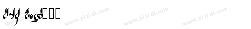 DIN bald字体转换